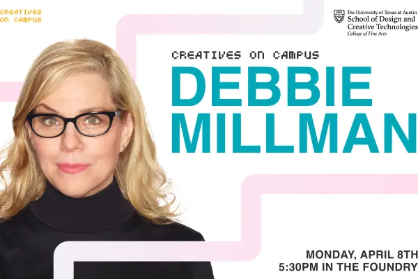 Award winning graphic designer Debbie Millman comes to SDCT on Monday April 8th at 5 30 PM in The Foundry