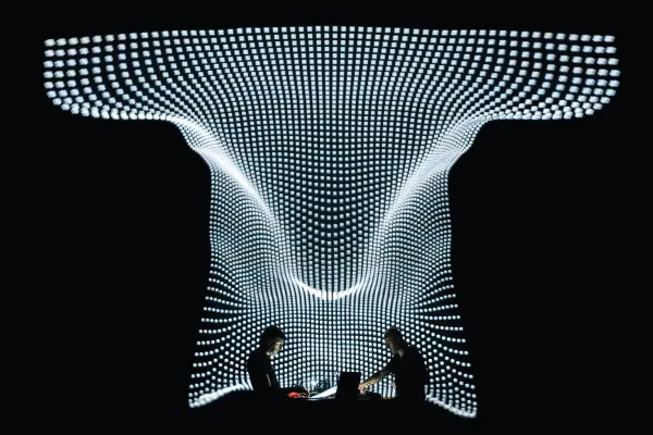 A projected performance of Franck Vigaroux