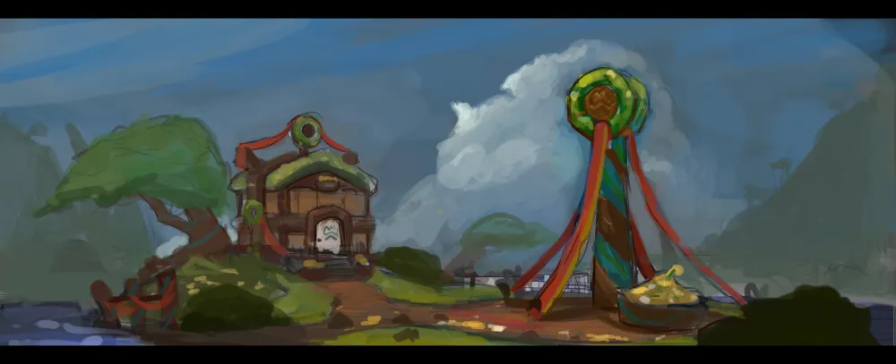 Early Concept illustration for Midsummer Flower Festival Early Concept illustration for Midsummer Flower Festival