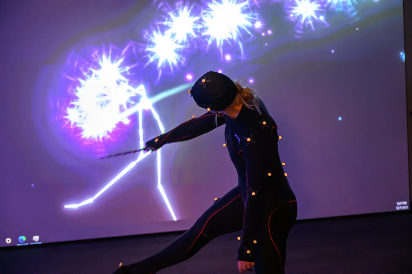 Lab for Immersive Media motion capture technology