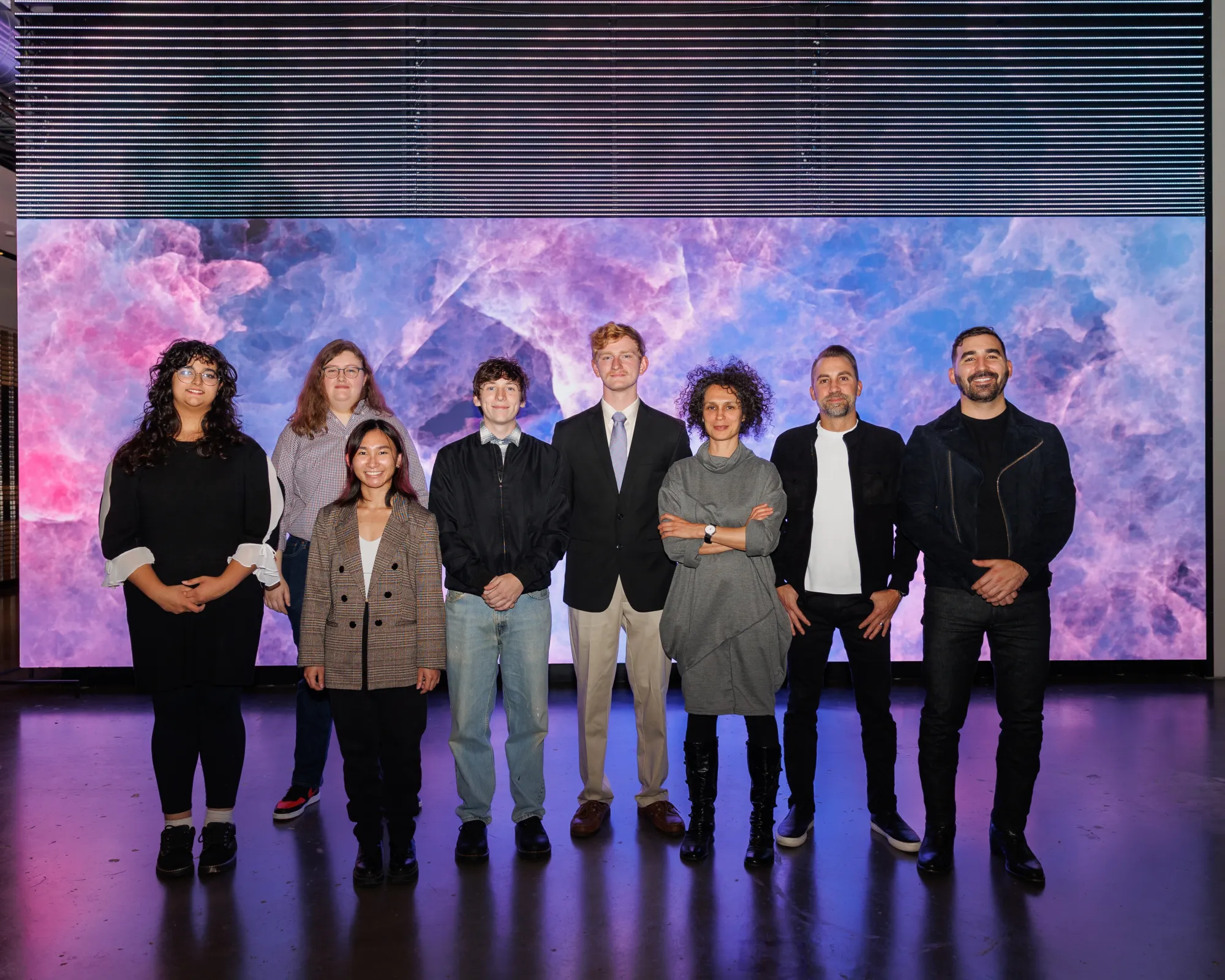 Morphology project, featuring staff and students with the final project 