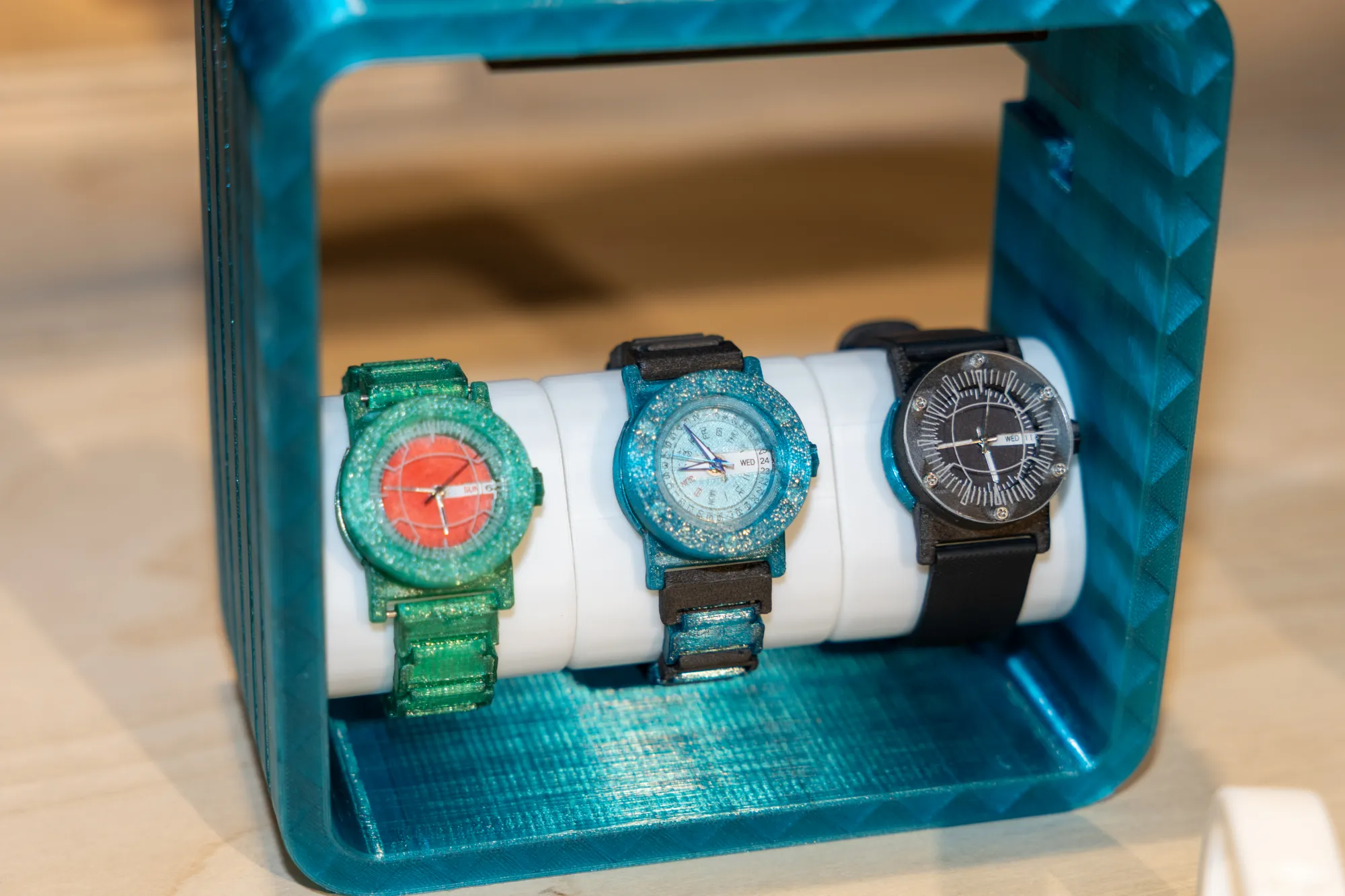 Image of watches created by Alexis Carriaga for Design capstone project