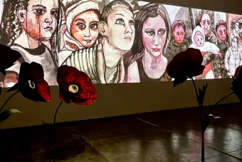 Preview of Mother/Land exhibition by Yuliya Lanina for Artpace