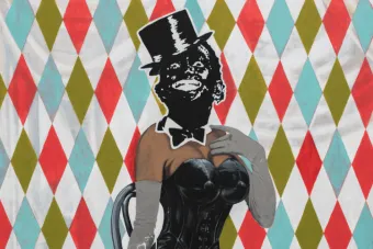 painting by Michael Ray Charles exploring American minstrelsy