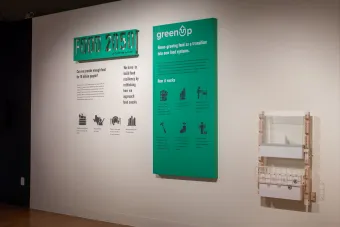 Image of Food 2050 at Over Under MFA thesis exhibition in 2022