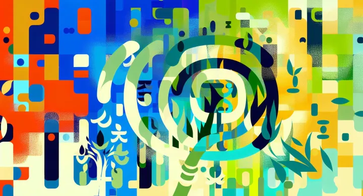 Colorful abstract art story cover image