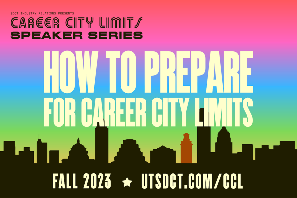 Promo graphic for Career City Limits Speaker Series fall 2023 session on how to prepare for Career City Limits