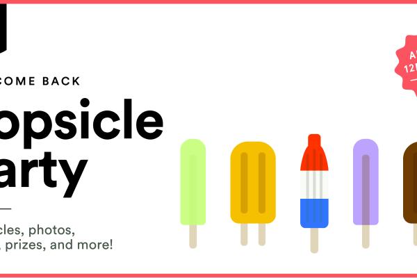 Popsicle party graphic