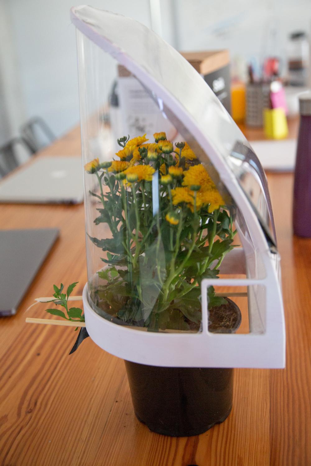 A prototype produced by one of the student groups
