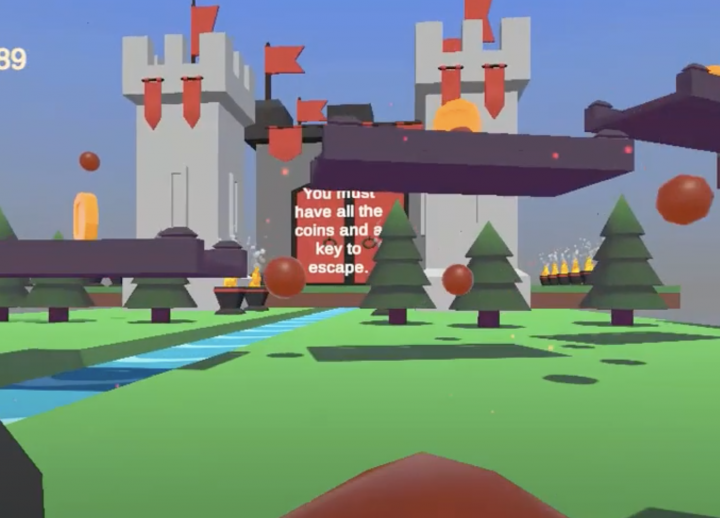 screenshot of gameplay scene from original game Mercenary