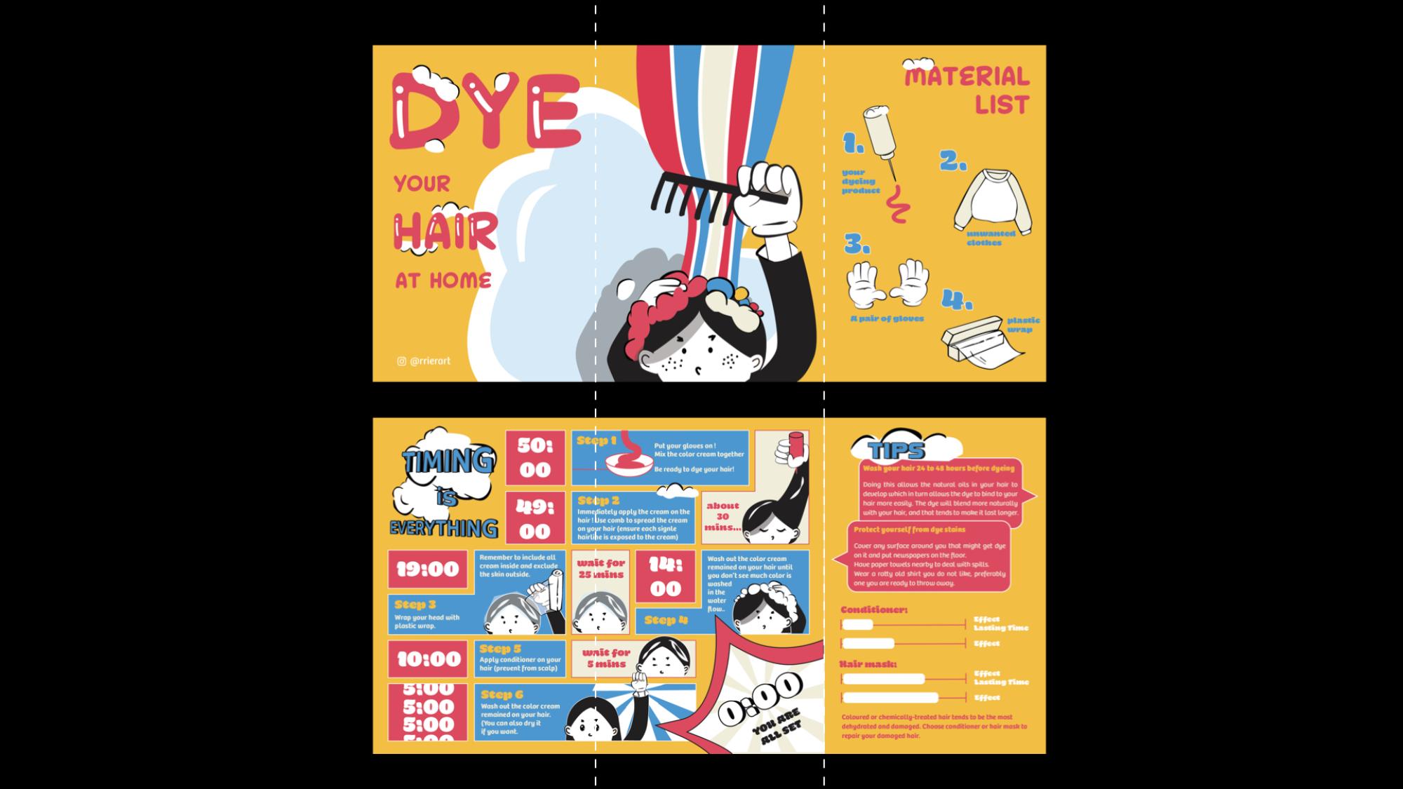 Dye Your Hair at Home Manual by Jinyue Wang