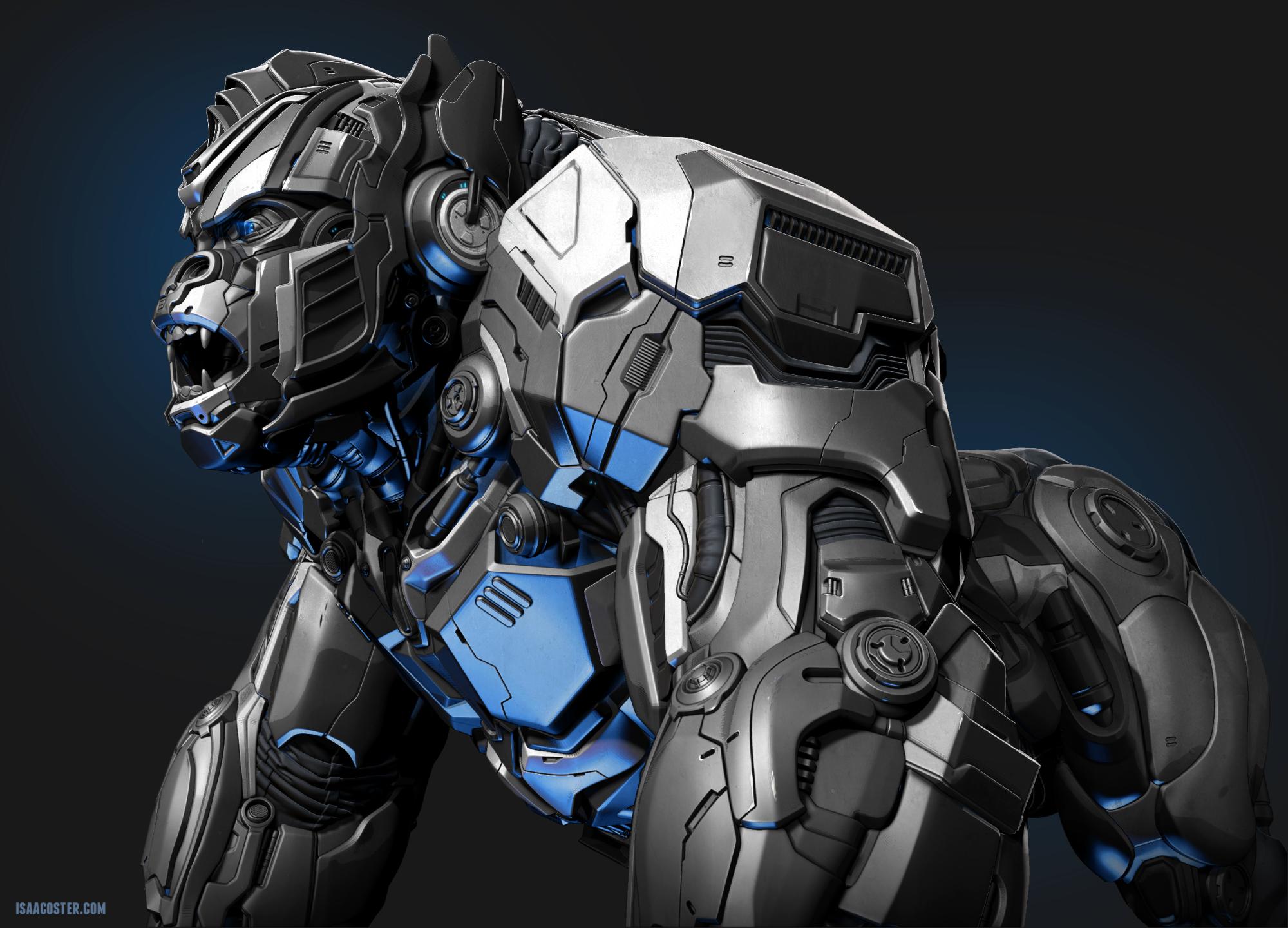 3D model of Optimus Primal created by AET Professor Isaac Oster