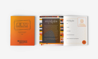 Austin Design Week Passport 2021 Cover and First Page