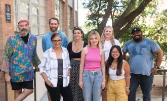 The Class of 2023 Master of Fine Arts in Design cohort at UT Austin