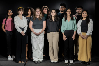 Fall 2022 student fellows at The Texas Tribune, including senior Design major and SDCT student ambassador Juleanna Culilap