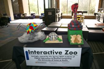 The Interactive Zoo: spider, turtle, and cobra