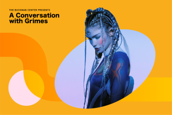 The Buckman Center Presents A Conversation with Grimes on April 5 2023 from 5:30 to 7:30pm in LBJ Auditorium