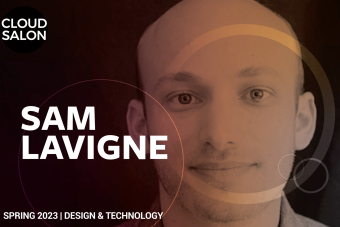 Design professor Sam Lavigne speaks with Parsons Design and Technology Cloud Salon