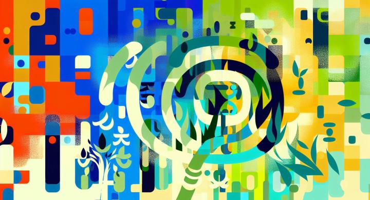 Colorful abstract art story cover image